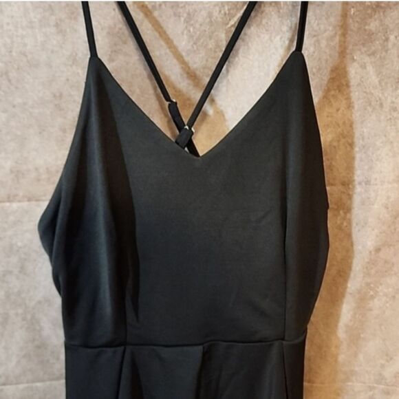Glory sunshine new spaghetti strapdress size Large black - Picture 2 of 3